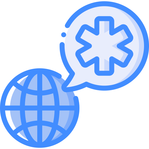 대화 Basic Miscellany Blue icon