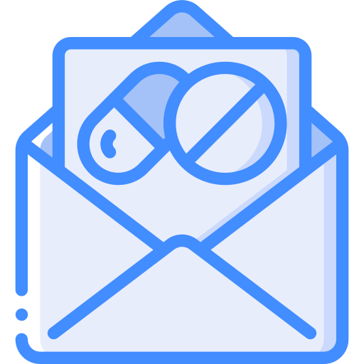 e-mail Basic Miscellany Blue icoon
