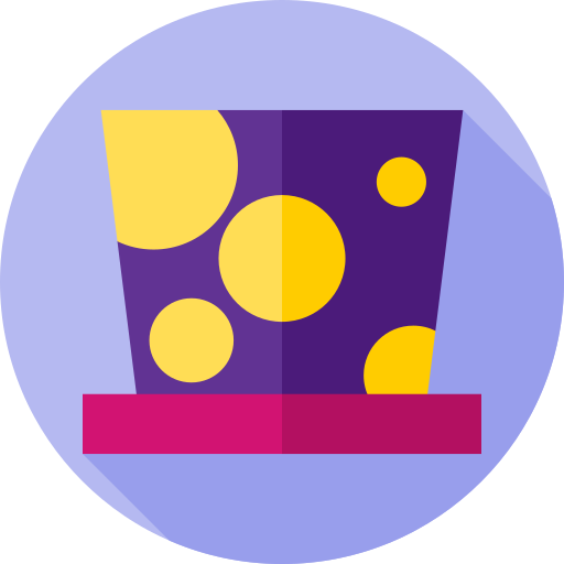partyhut Flat Circular Flat icon