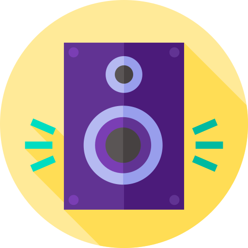 subwoofer Flat Circular Flat icon
