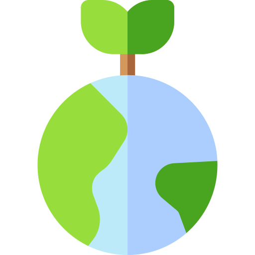 Earth Basic Rounded Flat icon