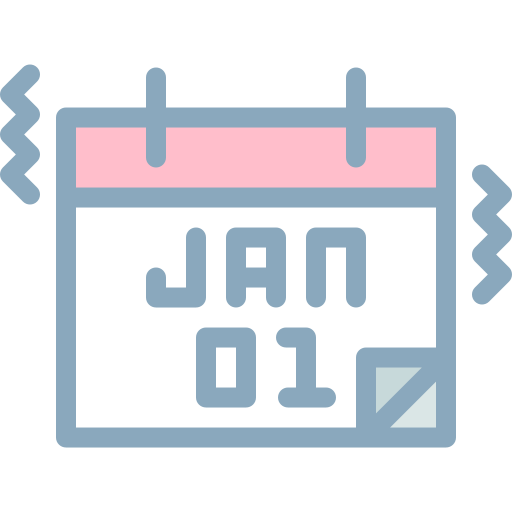 Calendar Detailed color Lineal color icon