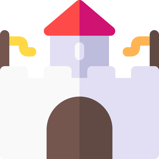 Castle Basic Rounded Flat icon