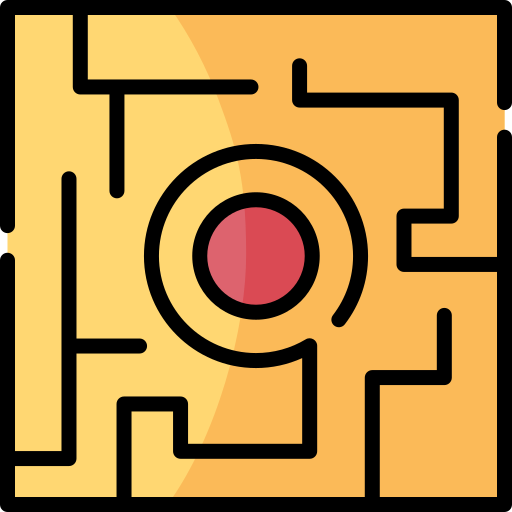 Maze Special Lineal color icon