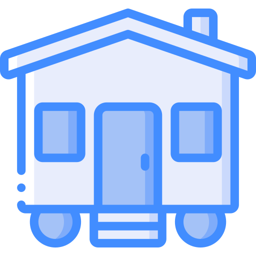 이동식 주택 Basic Miscellany Blue icon