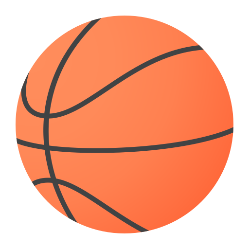 pelota de baloncesto Generic Flat Gradient icono