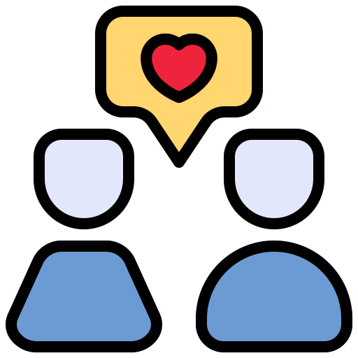 gesprek Generic Outline Color icoon