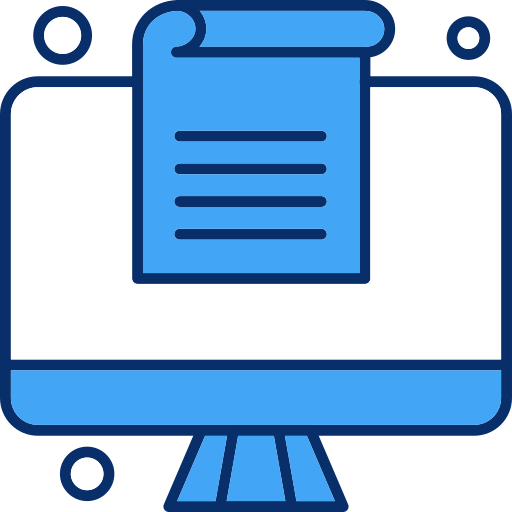 Document Generic Blue icon