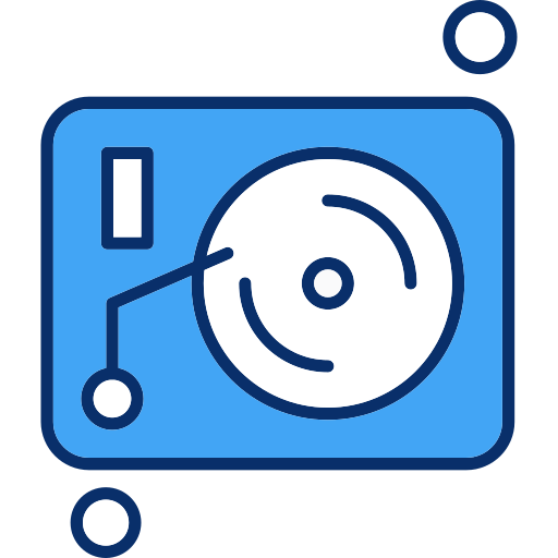 Магнитофон Generic Blue иконка