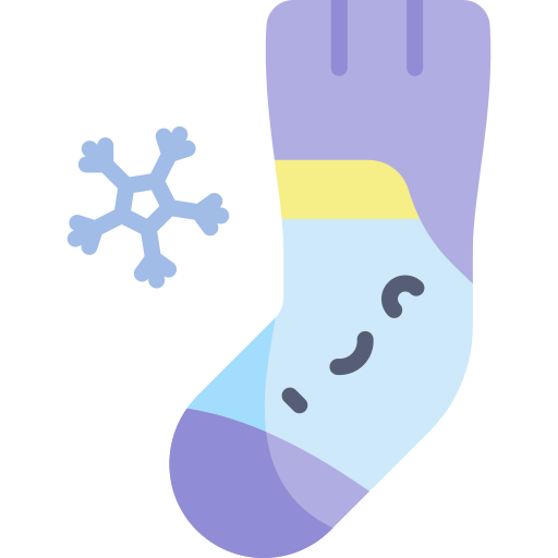 Socks Kawaii Flat icon