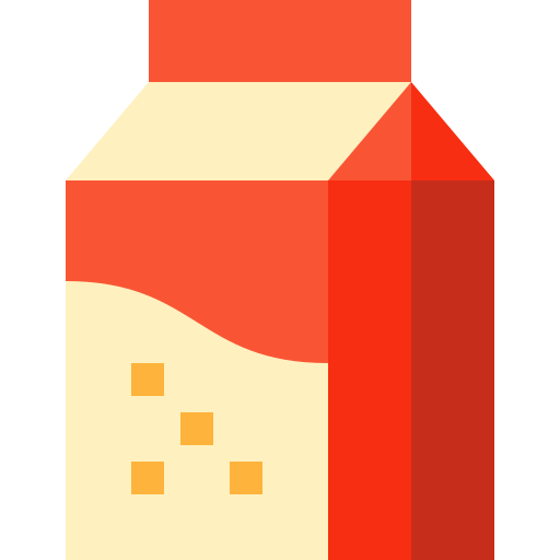 Soy milk Basic Straight Flat icon