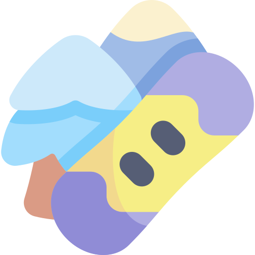 snowboard Kawaii Flat icon