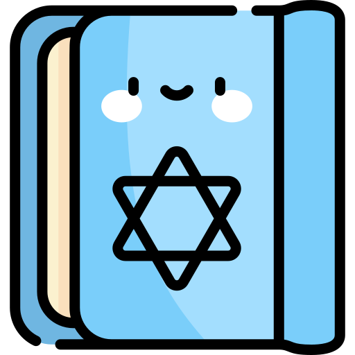 Torah Kawaii Lineal color icon