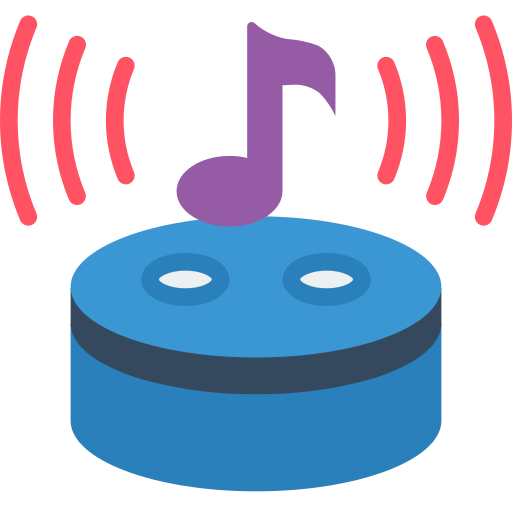 Smart speaker Basic Miscellany Flat icon