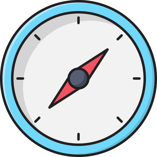 navigation Vector Stall Lineal Color icon
