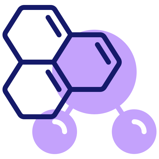 molécula Inipagistudio Lineal Color icono