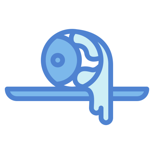 Eyeball Generic Blue icon