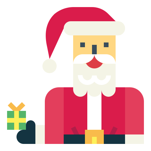 weihnachtsmann Smalllikeart Flat icon