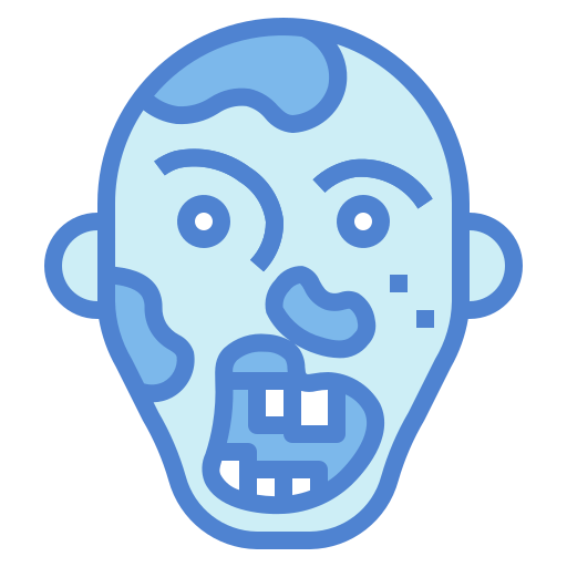 Zombie Generic Blue icon