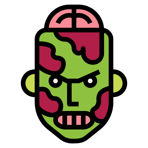 zombie Smalllikeart Lineal Color icon