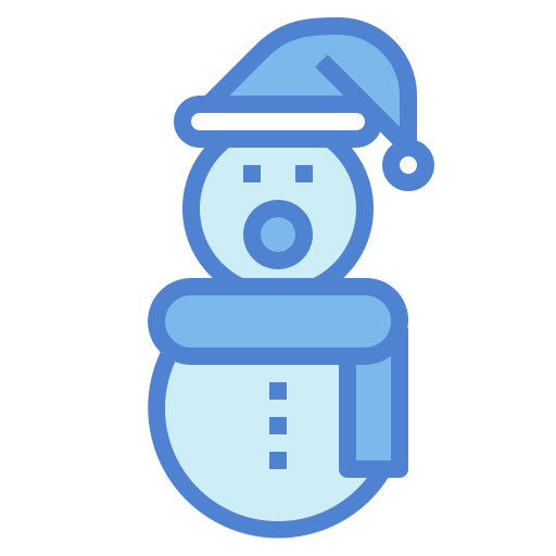 Снеговик Generic Blue иконка