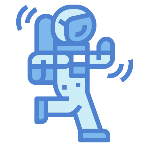 Космонавт Generic Blue иконка