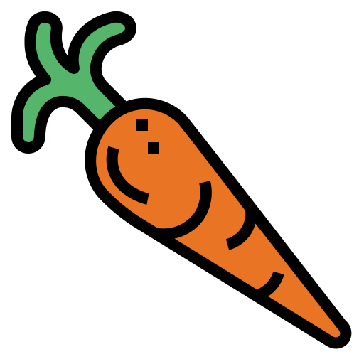 wortel Smalllikeart Lineal Color icoon