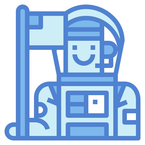 Astronaut Generic Blue icon