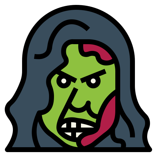 zombie Smalllikeart Lineal Color icon