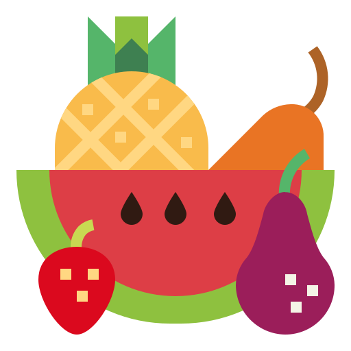 fruta Smalllikeart Flat icono