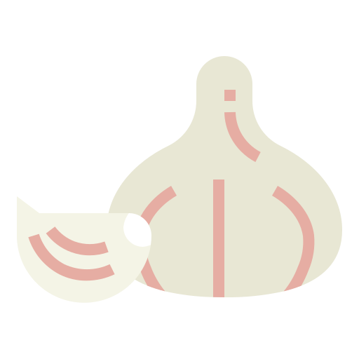 마늘 Smalllikeart Flat icon