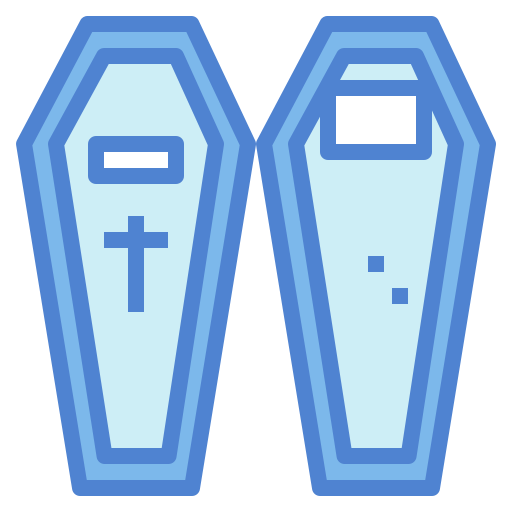 Coffin Generic Blue icon