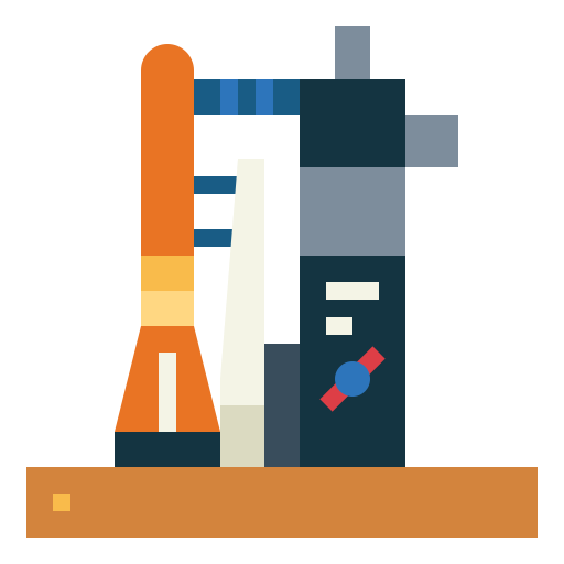 Spacecraft Smalllikeart Flat icon