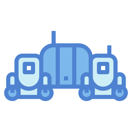 Inflatable space habitat Generic Blue icon