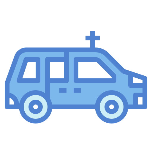 leichenwagen Generic Blue icon