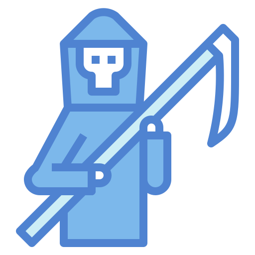 Grim reaper Generic Blue icon
