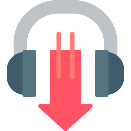 Headphones Basic Miscellany Flat icon