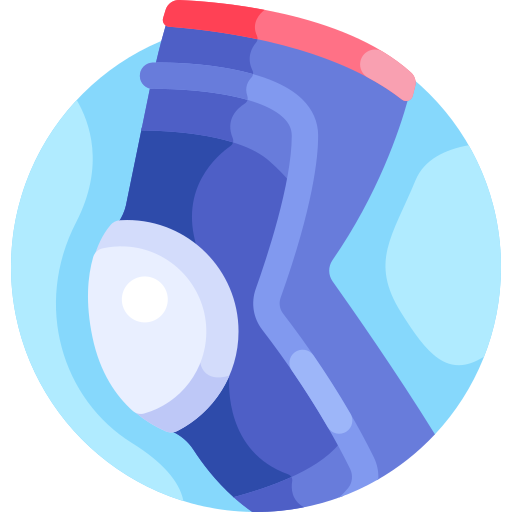 팔꿈치 보호대 Detailed Flat Circular Flat icon