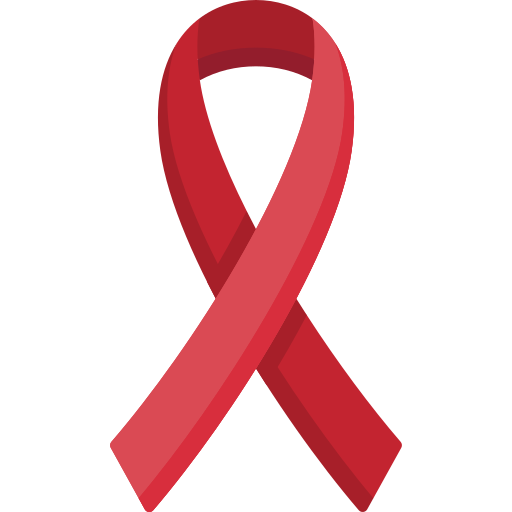Red ribbon Special Flat icon