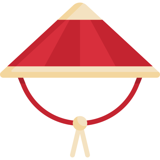 sombrero de bambú Special Flat icono