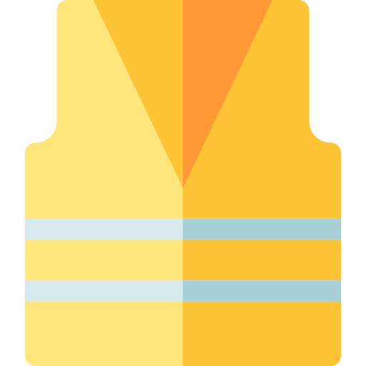 chaleco Basic Rounded Flat icono
