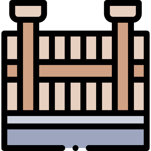Fences Detailed Rounded Lineal color icon