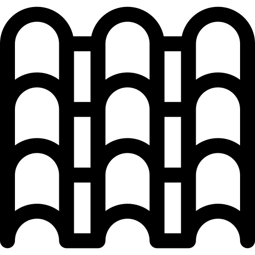 tetto Basic Rounded Lineal icona