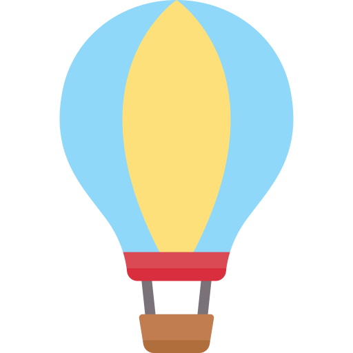 Air hot balloon Special Flat icon