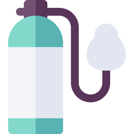 酸素 Basic Rounded Flat icon