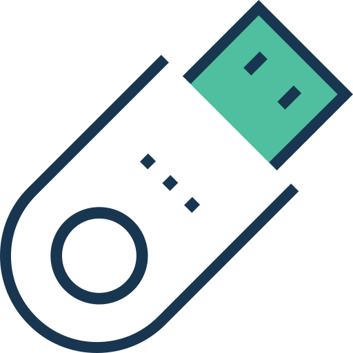 pendrive Prosymbols Lineal Color icon