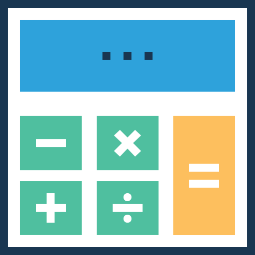 Calculator Prosymbols Lineal Color icon