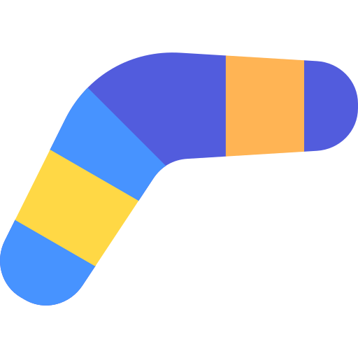 Boomerang Basic Rounded Flat icon