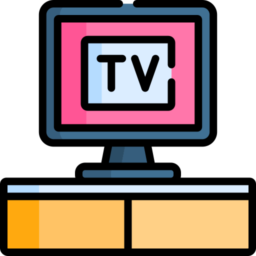 télévision Special Lineal color Icône