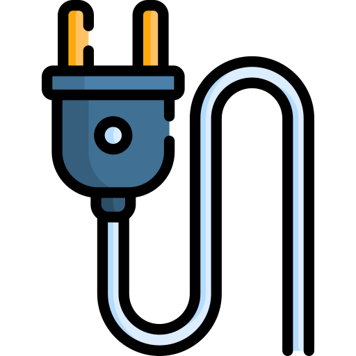cable de energía Special Lineal color icono